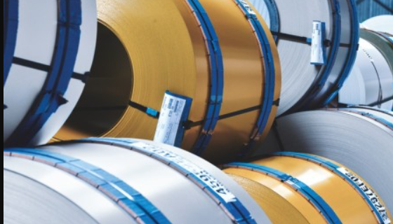 Thyssenkrupp roofing steel coils supplied by Armotrain in Canada